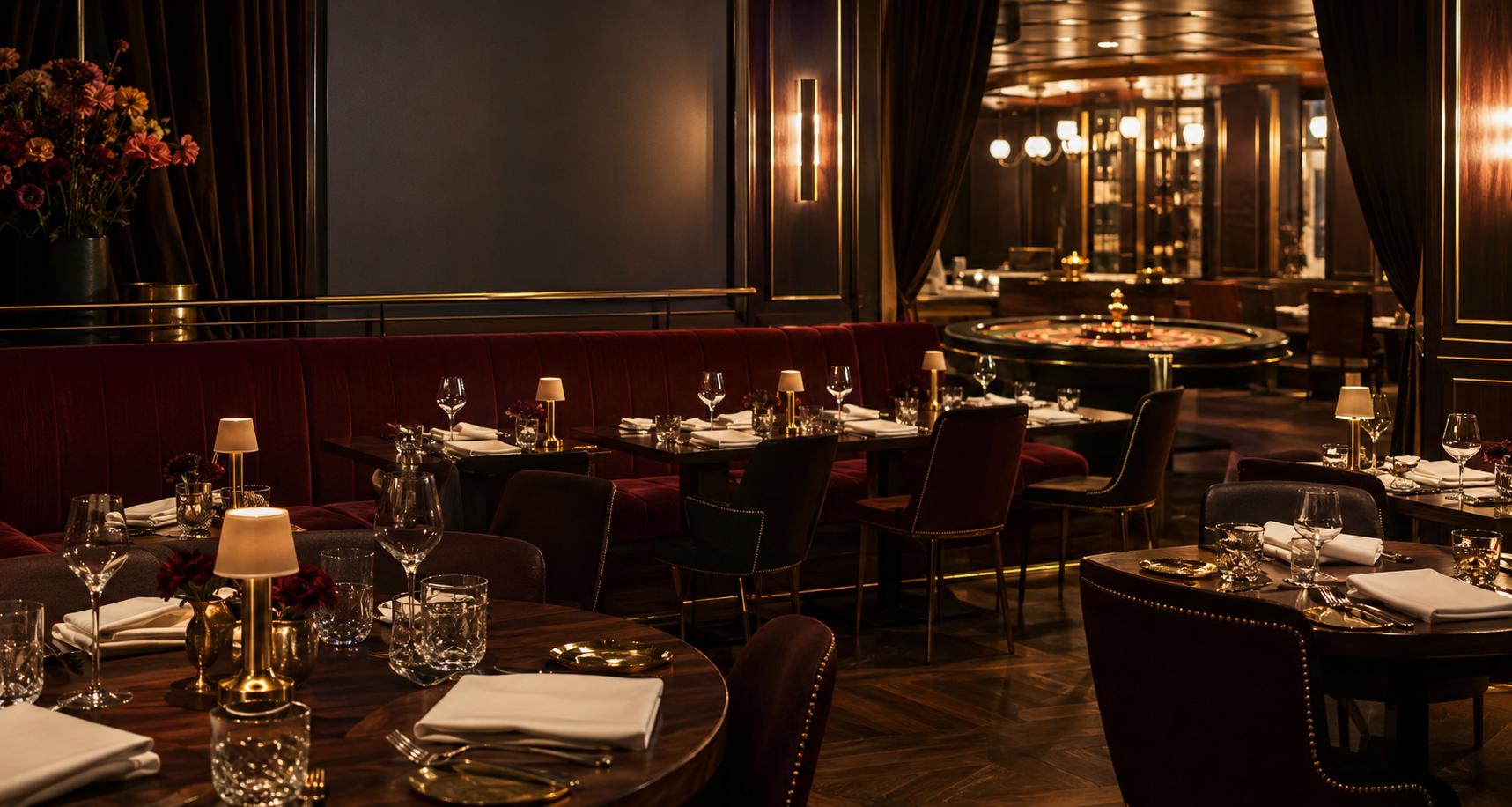 Interieur van Brasserie Hof in Den Haag